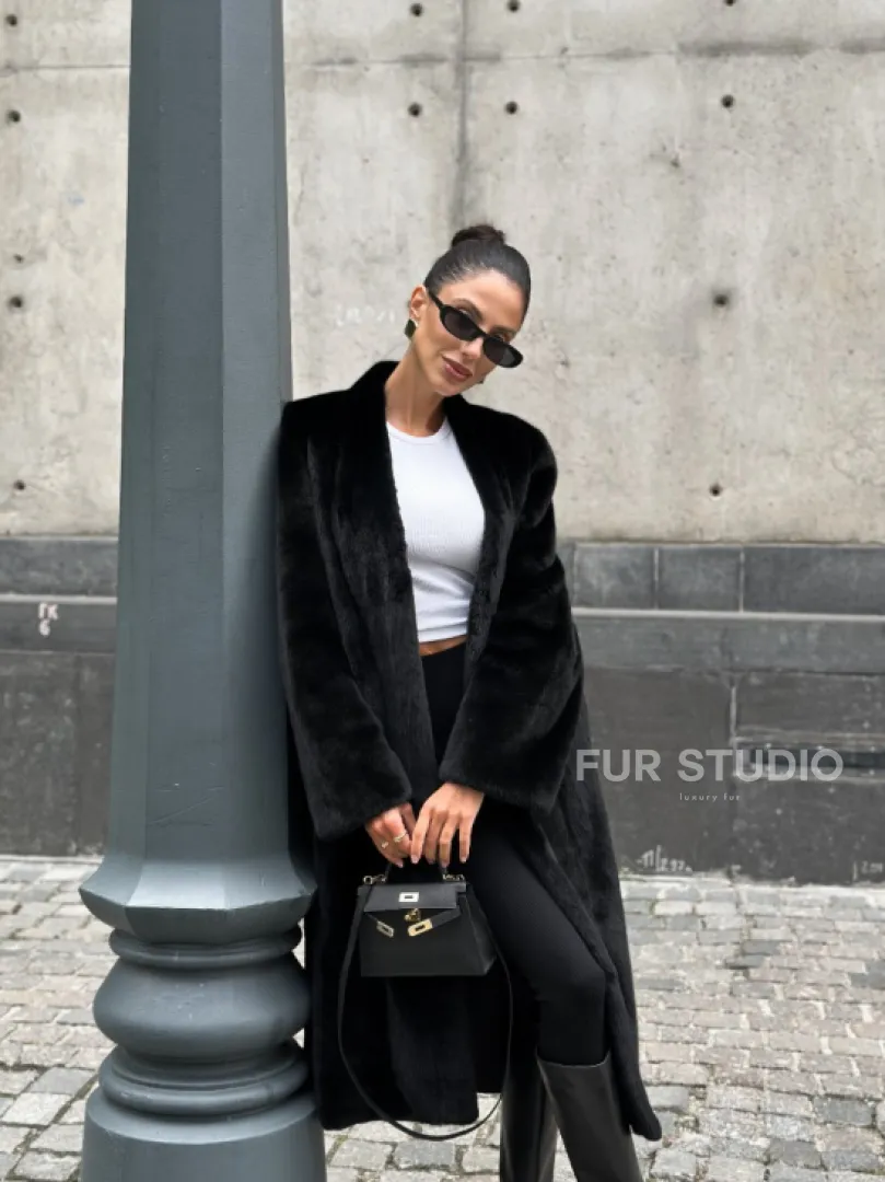 Модная шуба из меха норки Saga furs - фото 5