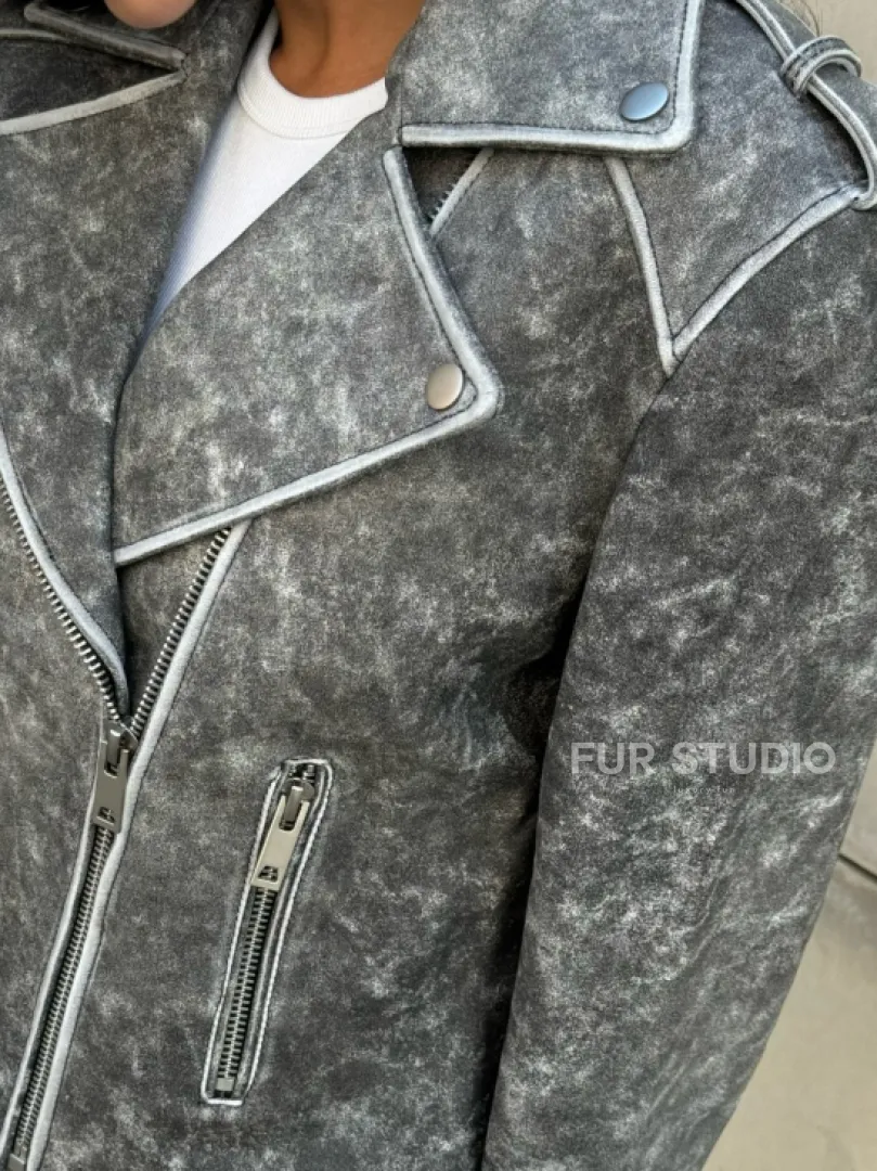 Косуха из натуральной кожи  VINTAGE COLLECTION - фото 2