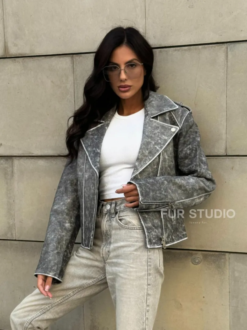 Косуха из натуральной кожи  VINTAGE COLLECTION - фото 0