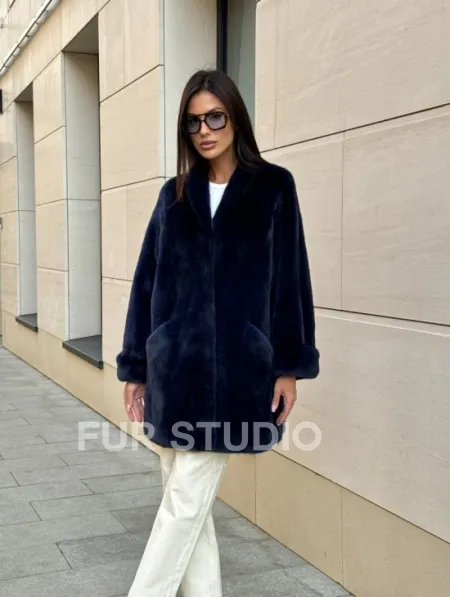 Шуба из аукционного меха норки KOPENHAGEN FUR - фото 10
