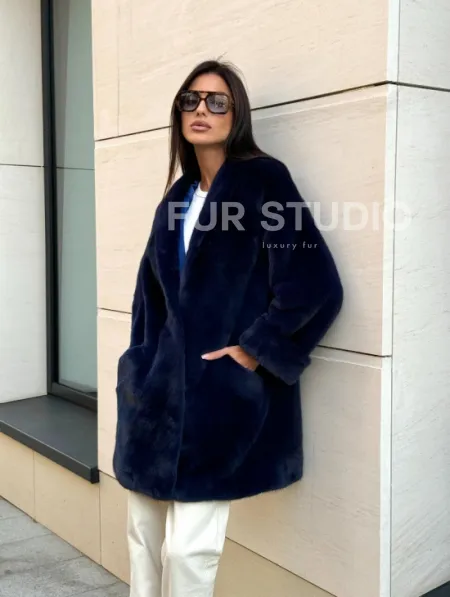 Шуба из аукционного меха норки KOPENHAGEN FUR - фото 8