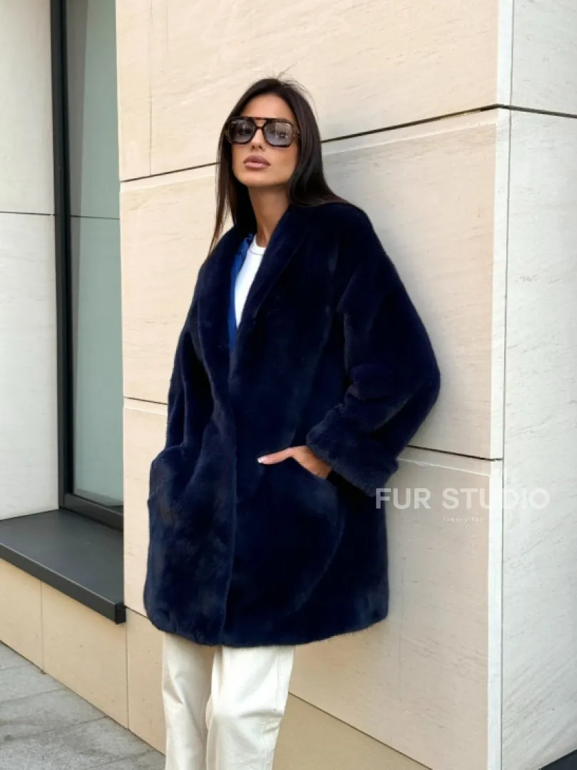 Шуба из аукционного меха норки KOPENHAGEN FUR - фото 8