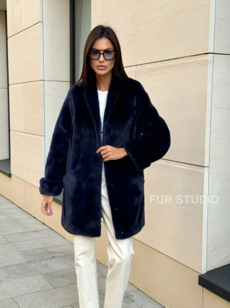 Шуба из аукционного меха норки KOPENHAGEN FUR - фото 6