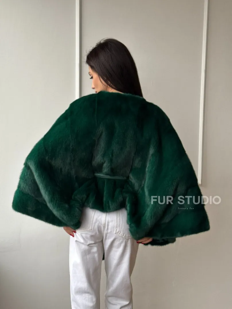 Полушубок из меха североамериканской норки - фасон 