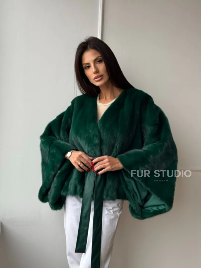 Полушубок из меха североамериканской норки - фасон 