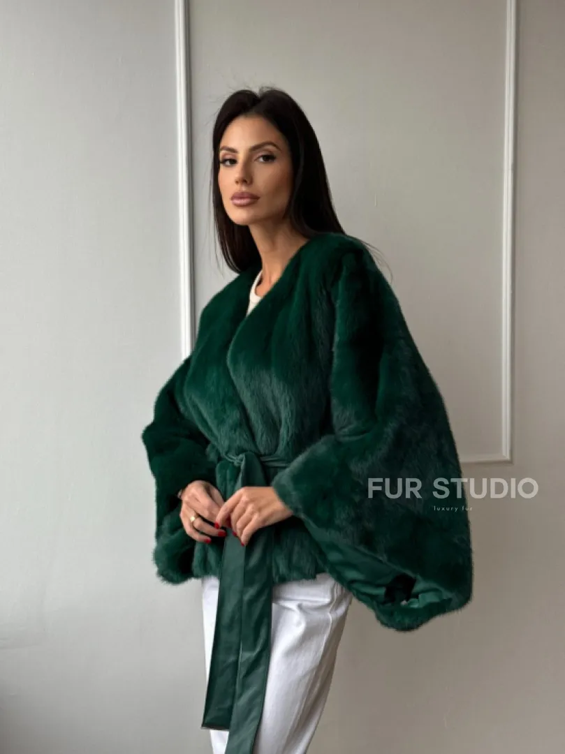 Полушубок из меха североамериканской норки - фасон 