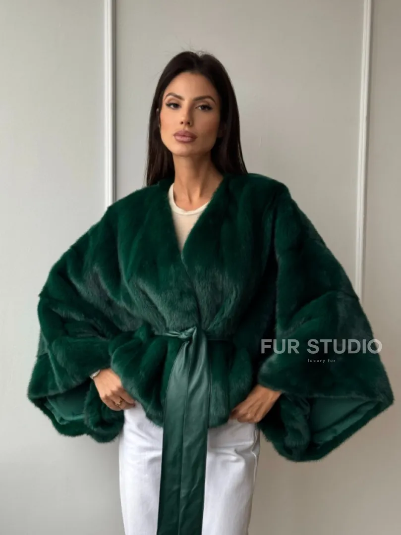 Полушубок из меха североамериканской норки - фасон 