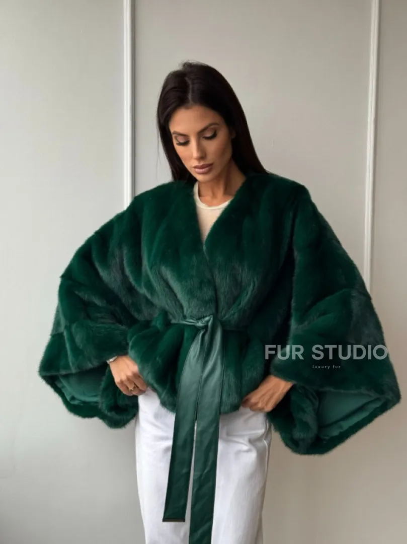 Полушубок из меха североамериканской норки - фасон 