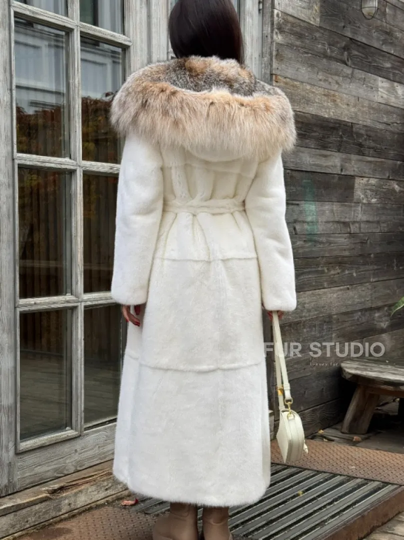 Шуба Халат из норки 