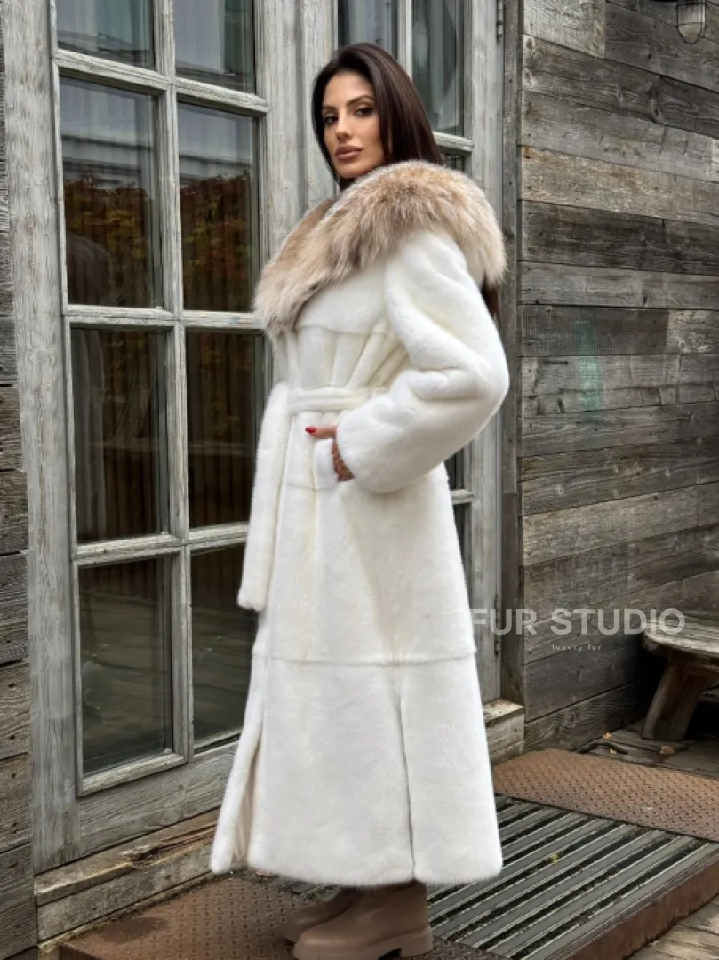 Шуба Халат из норки 