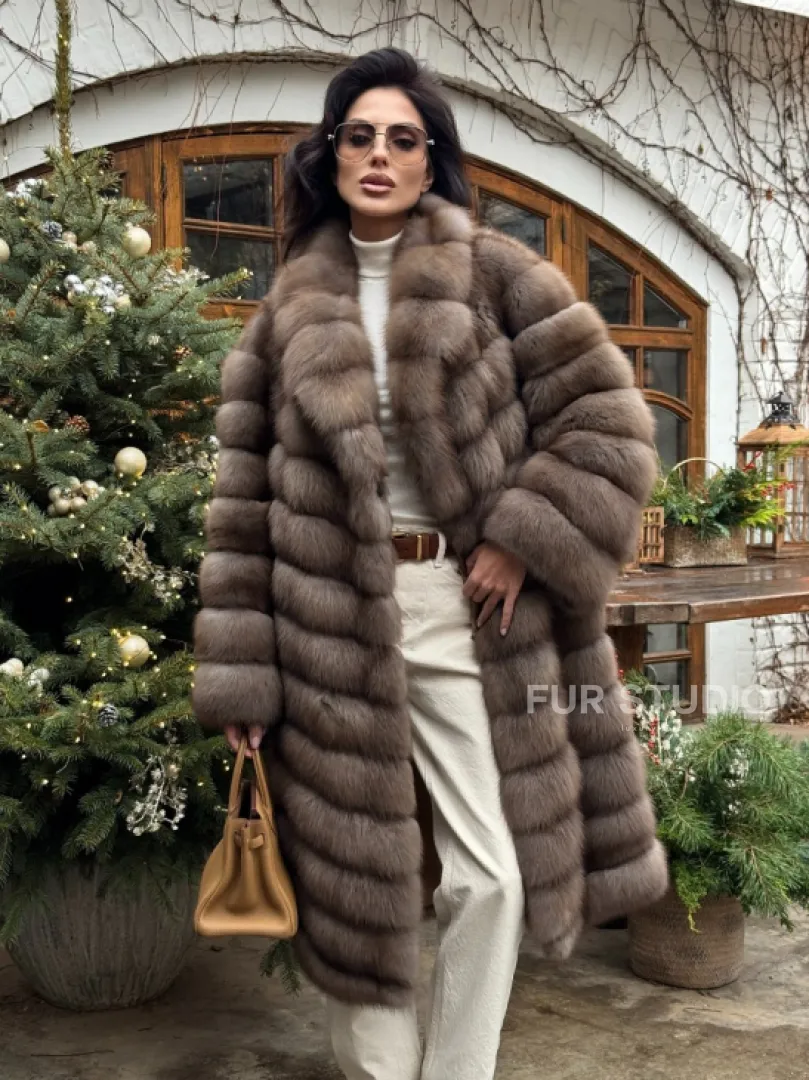 Манто из меха куницы - фото 0