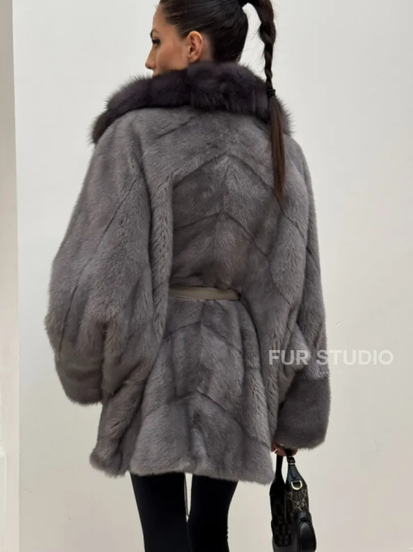 Полушубок норковый 