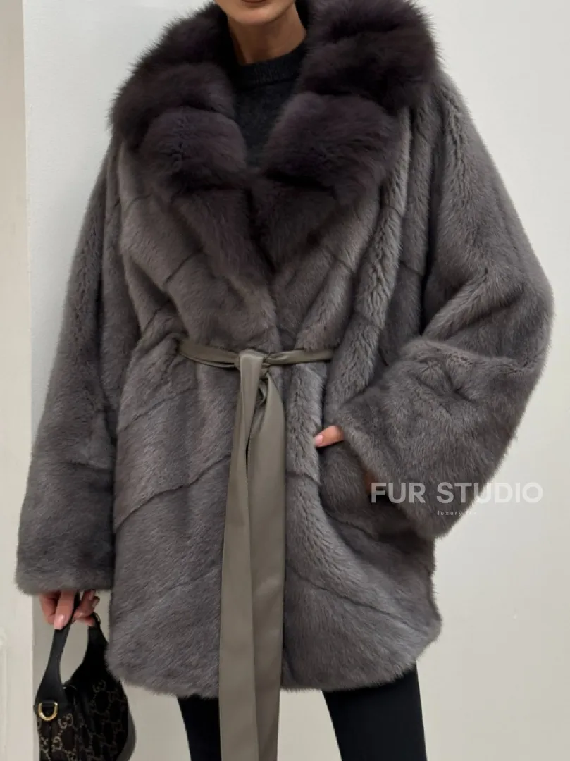 Полушубок норковый 