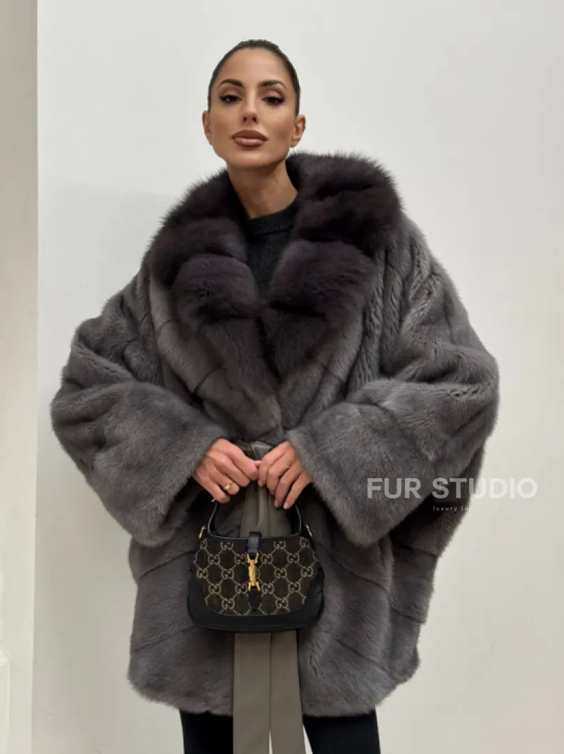 Полушубок норковый 