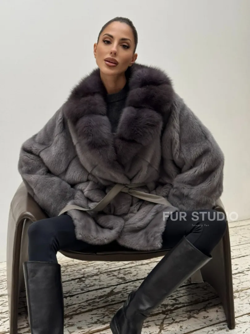 Полушубок норковый 