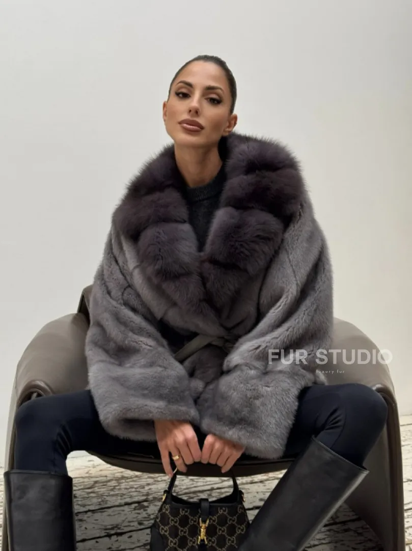 Полушубок норковый 