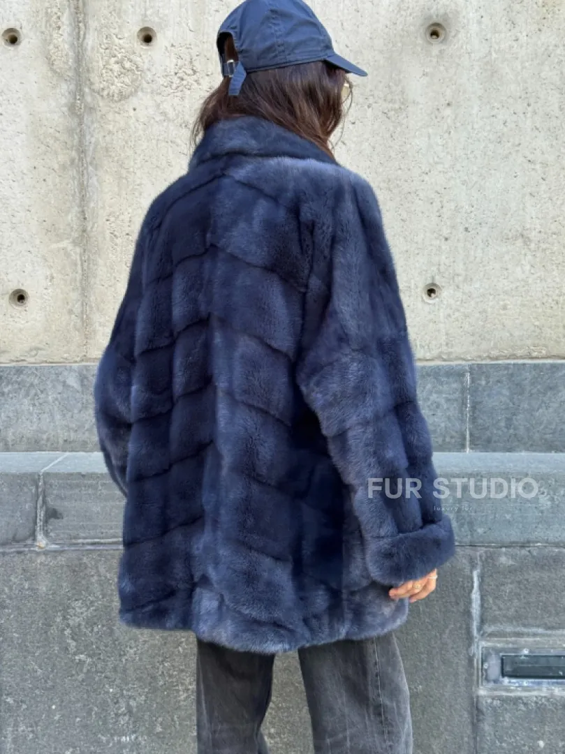 Короткая норковая шуба - автоледи - фото 3