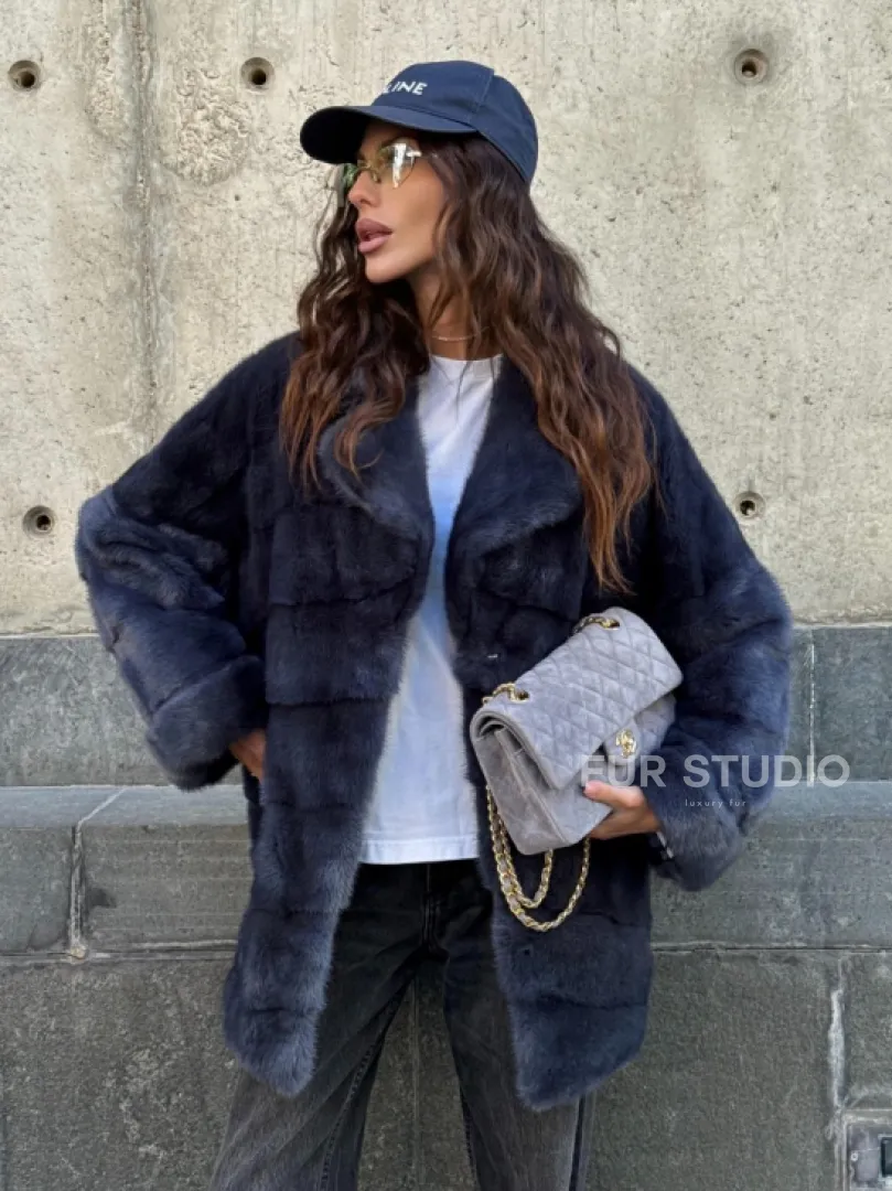 Короткая норковая шуба - автоледи - фото 6