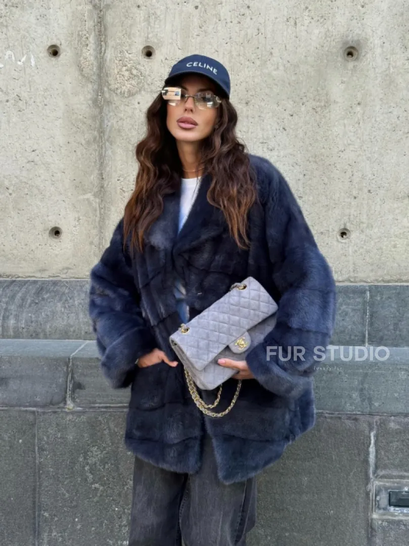 Короткая норковая шуба - автоледи - фото 11