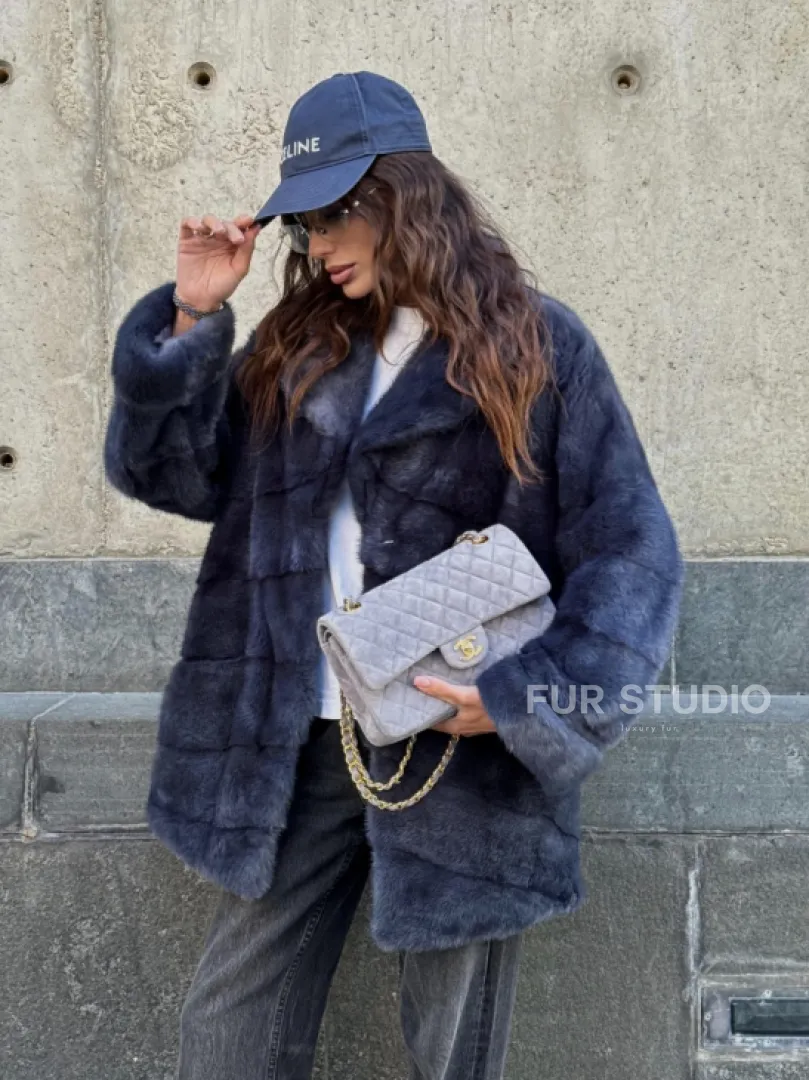 Короткая норковая шуба - автоледи - фото 9