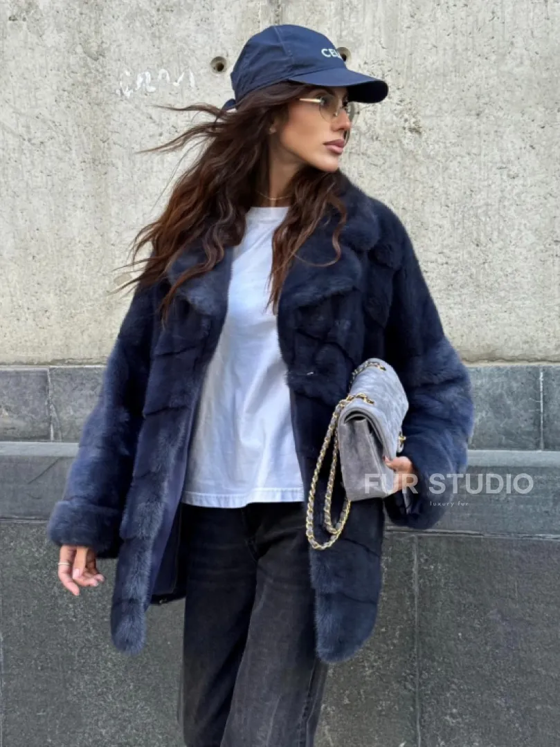 Короткая норковая шуба - автоледи - фото 5