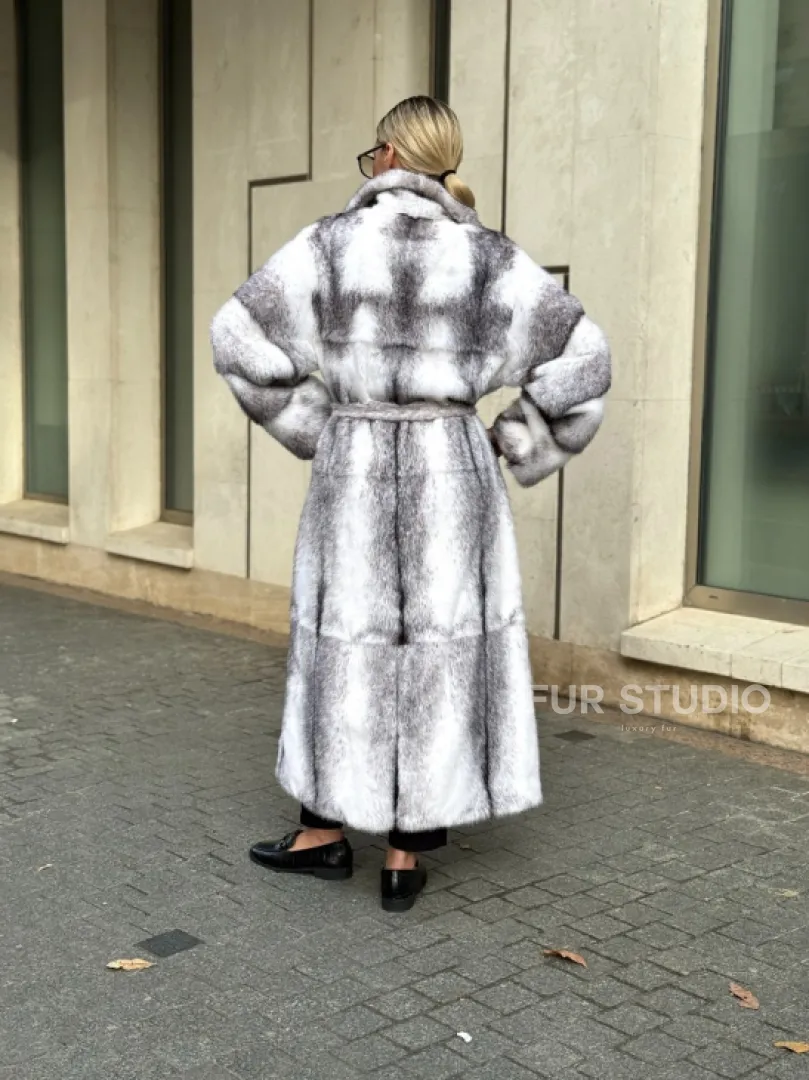 Норковая шуба - крестовка - фото 11