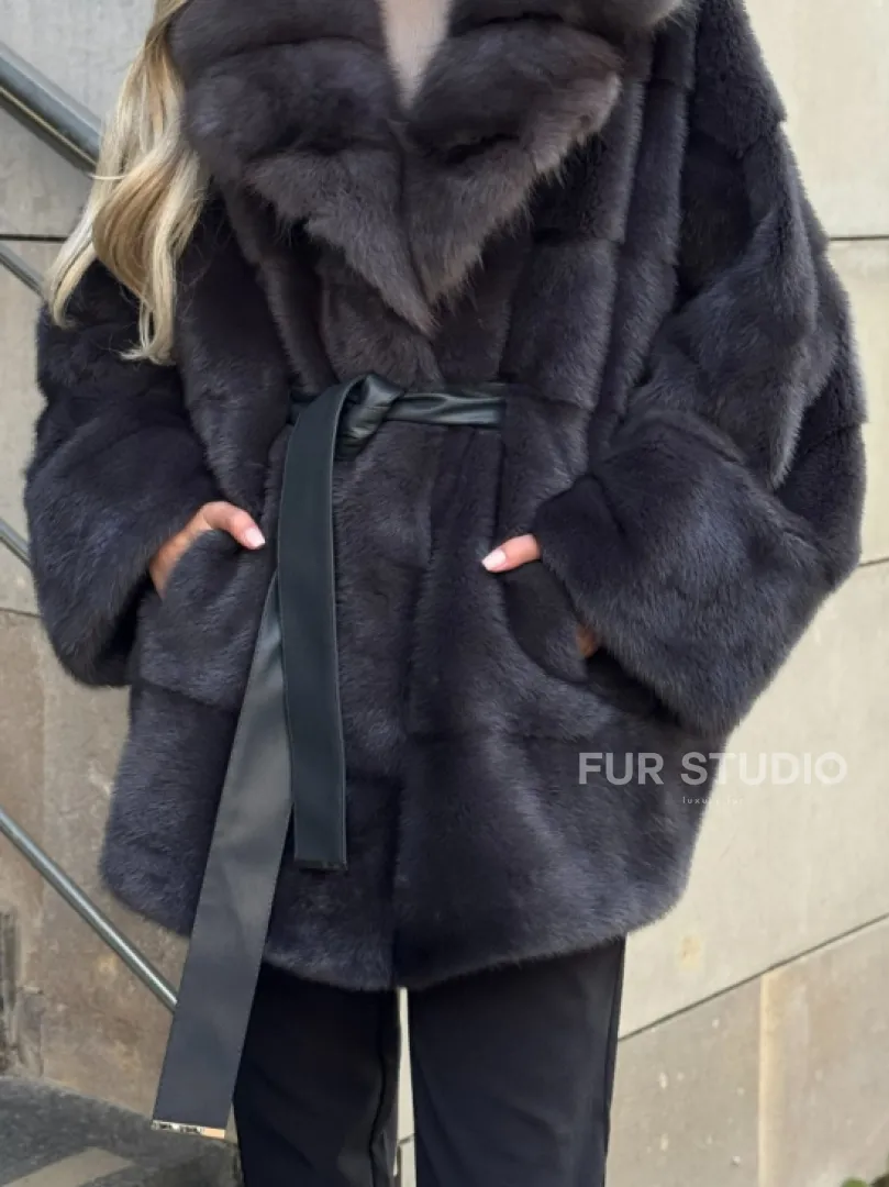 Женская норковая шуба 2026 - фото 1