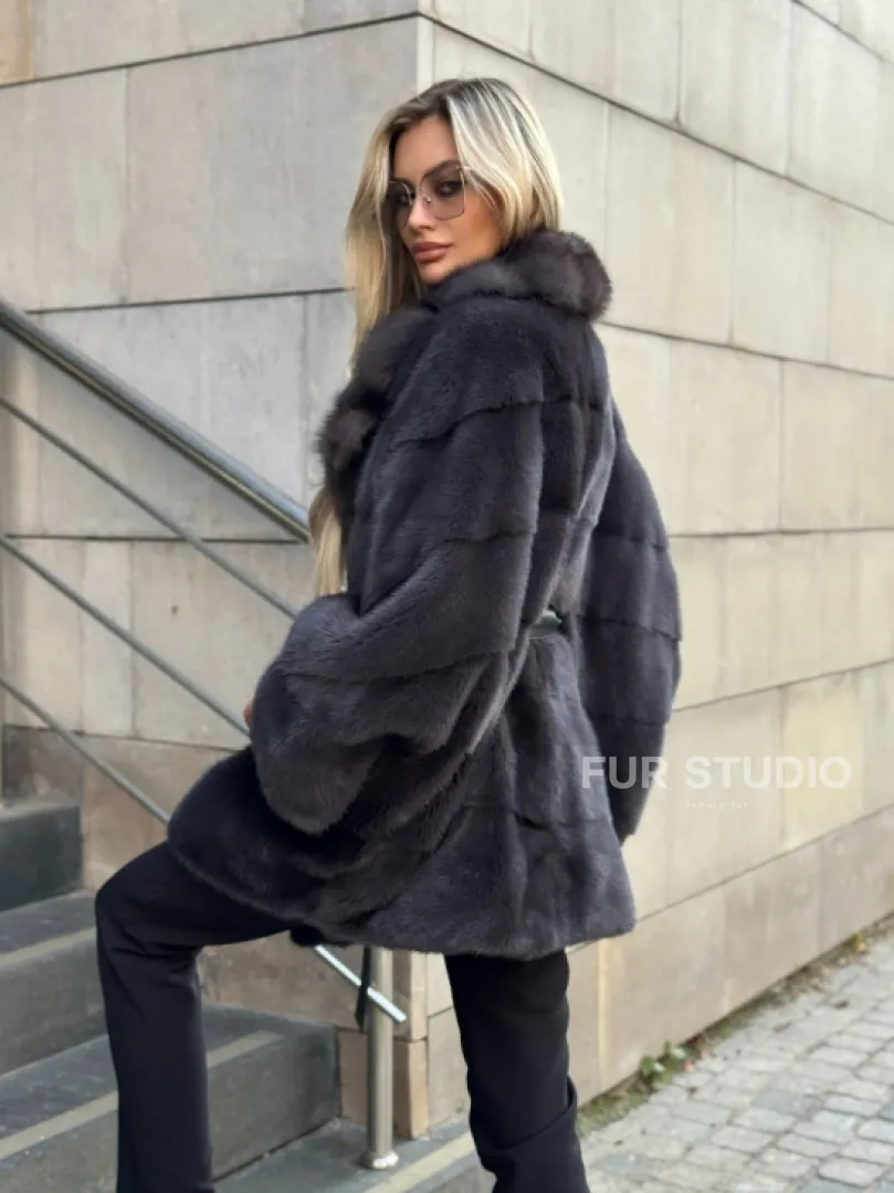 Женская норковая шуба 2026 - фото 5