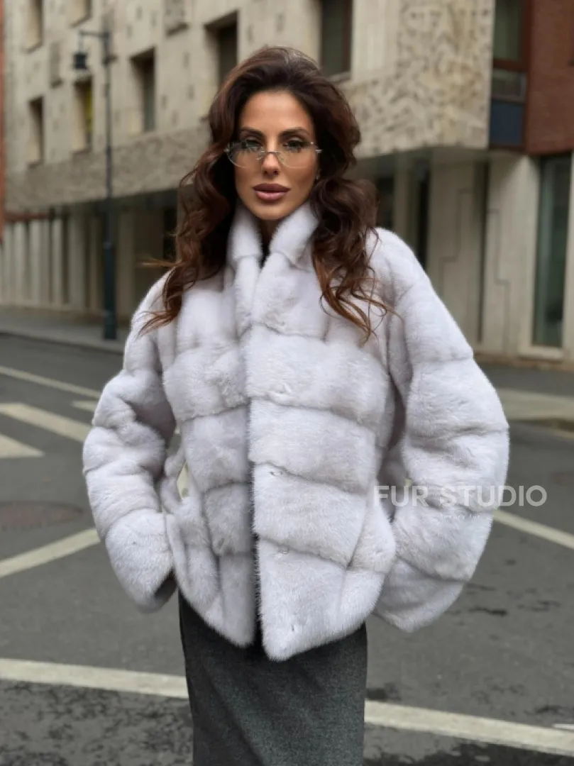 Шуба норковая - короткий жакет - фото 8