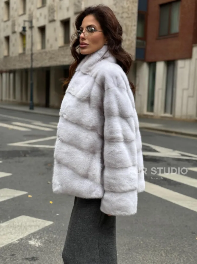 Шуба норковая - короткий жакет - фото 6