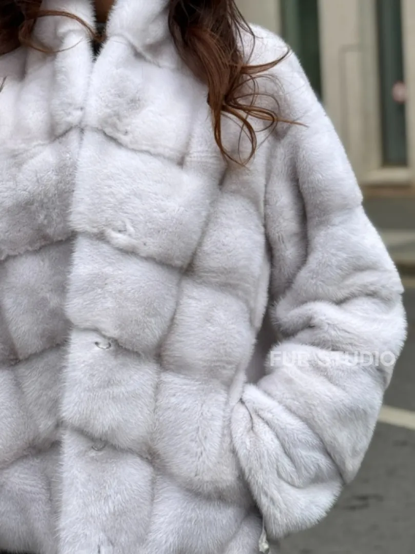 Шуба норковая - короткий жакет - фото 1