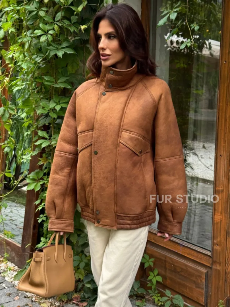 Дубленка женская 2026 - фото 3