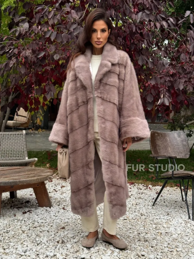 Норковая шуба (больших размеров) - фото 7