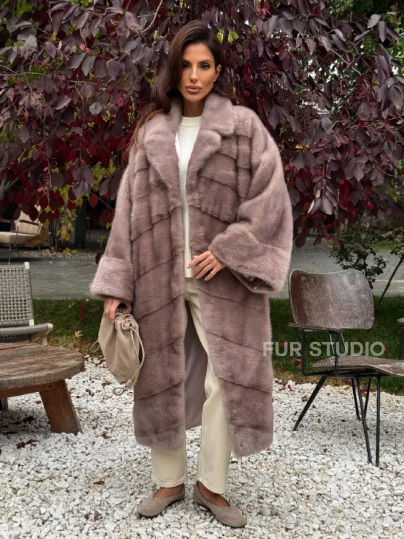 Норковая шуба (больших размеров) - фото 6