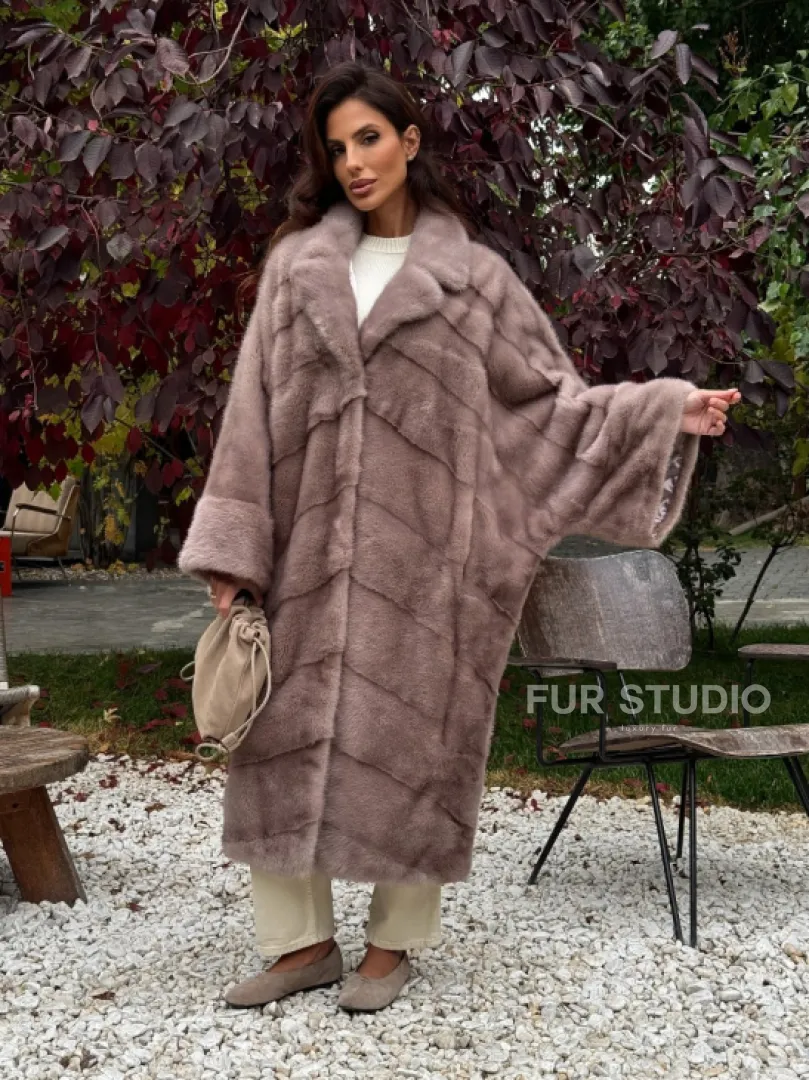 Норковая шуба (больших размеров) - фото 8