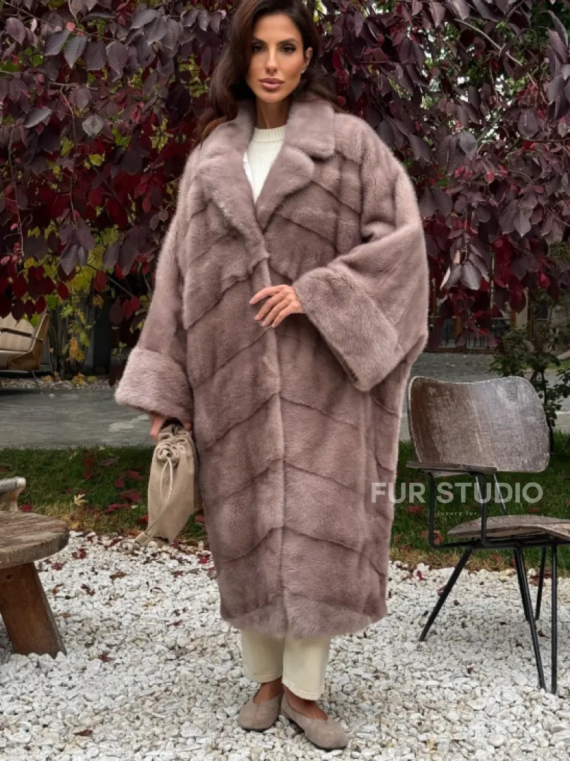 Норковая шуба (больших размеров) - фото 4