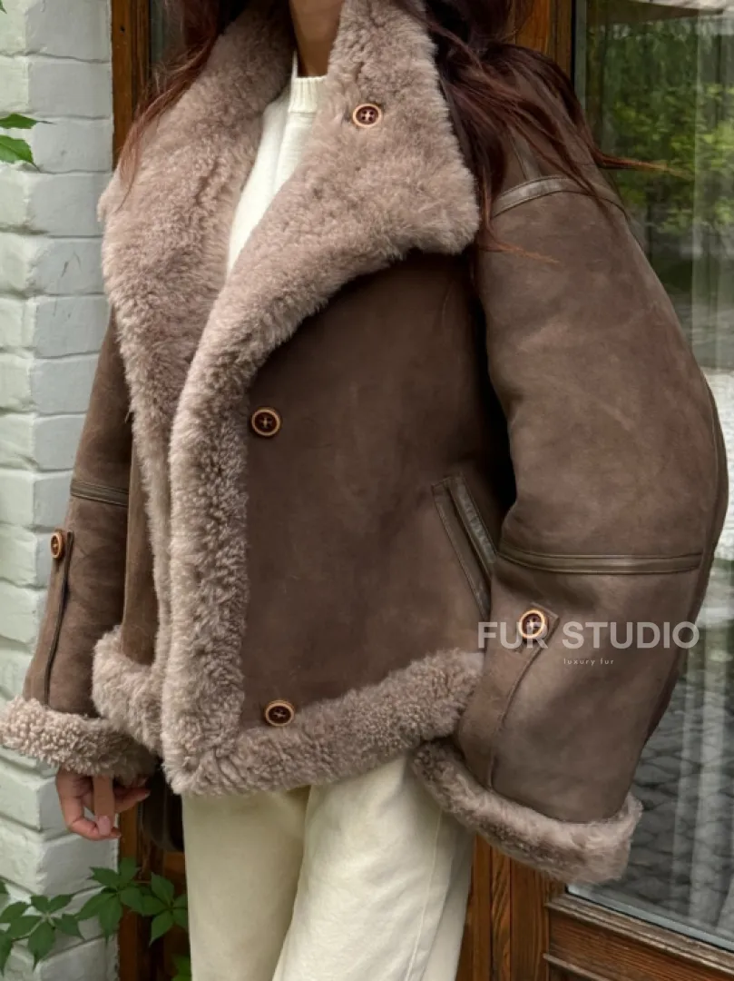 Куртка - дублёнка двухсторонняя - фото 2