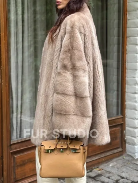 Полушубок из норки - фото 4