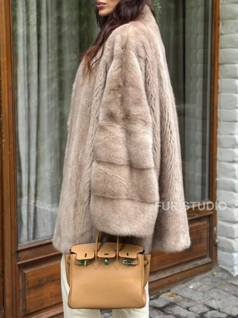 Полушубок из норки - фото 4