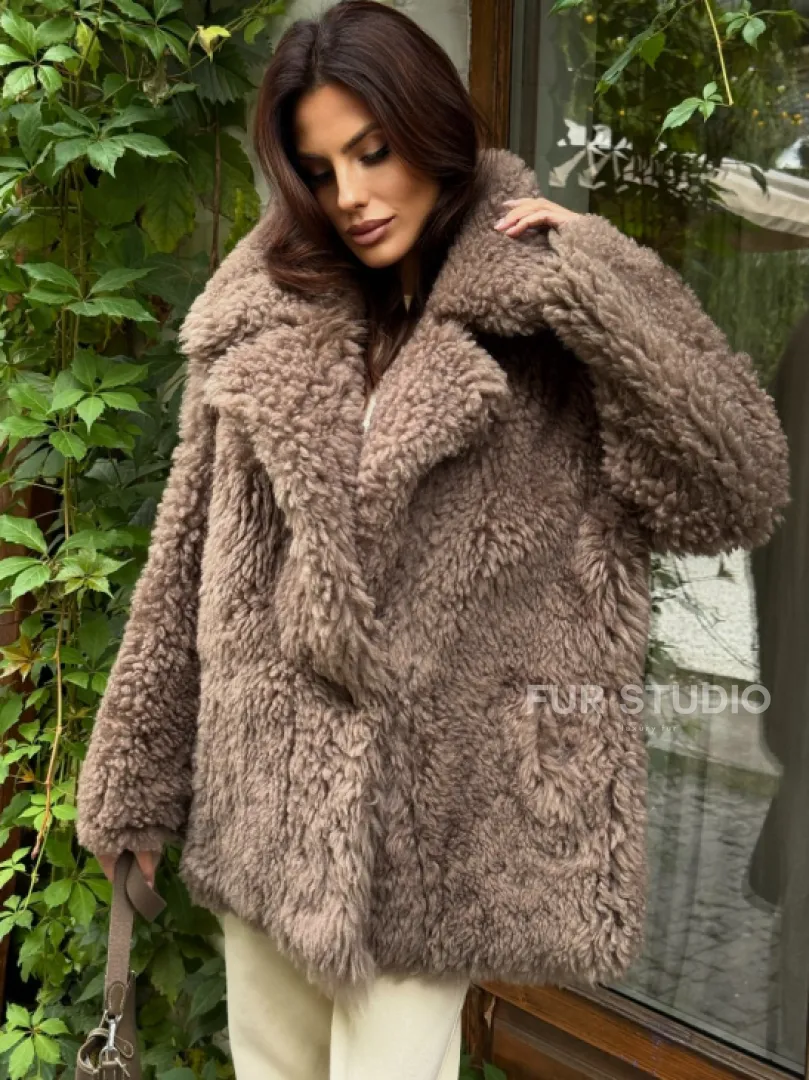 Шуба - дубленка двухсторонняя