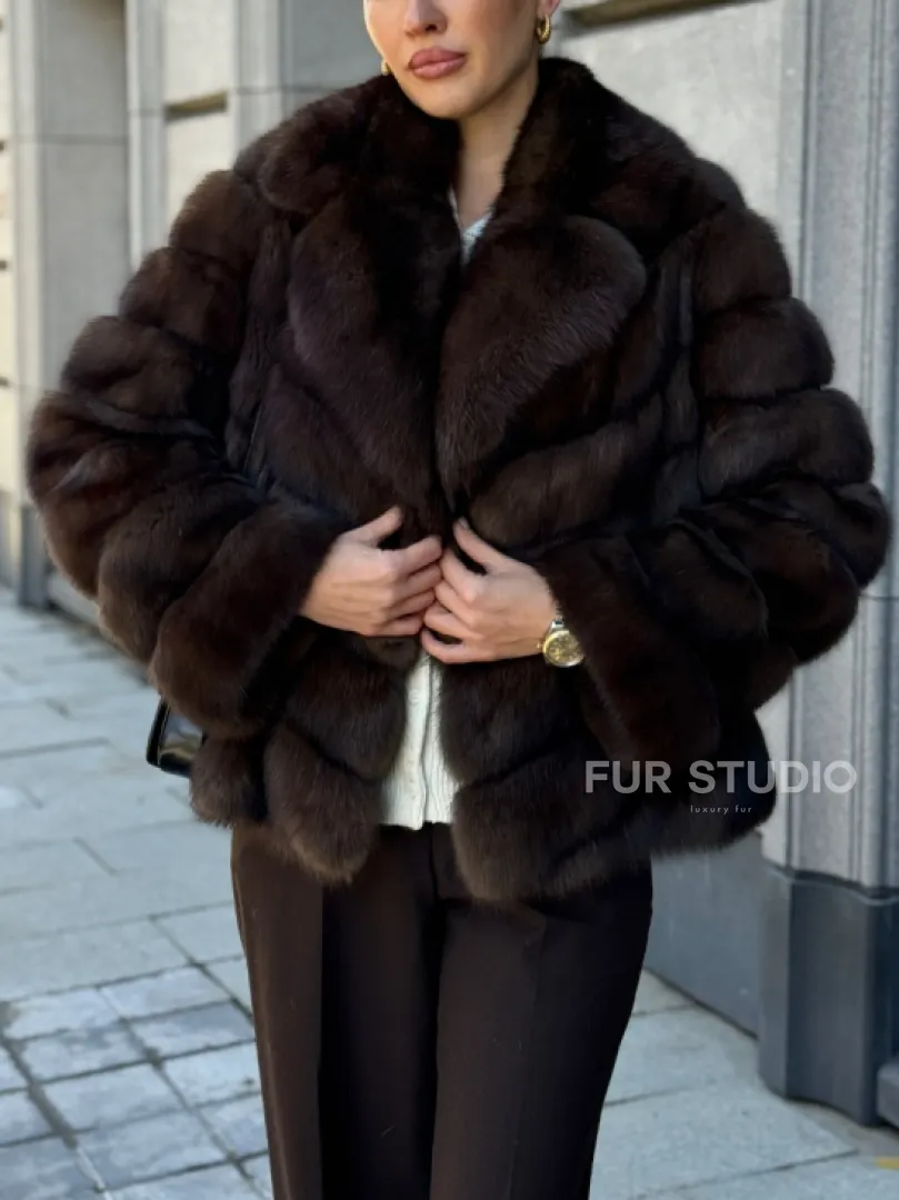 Полушубок из соболя