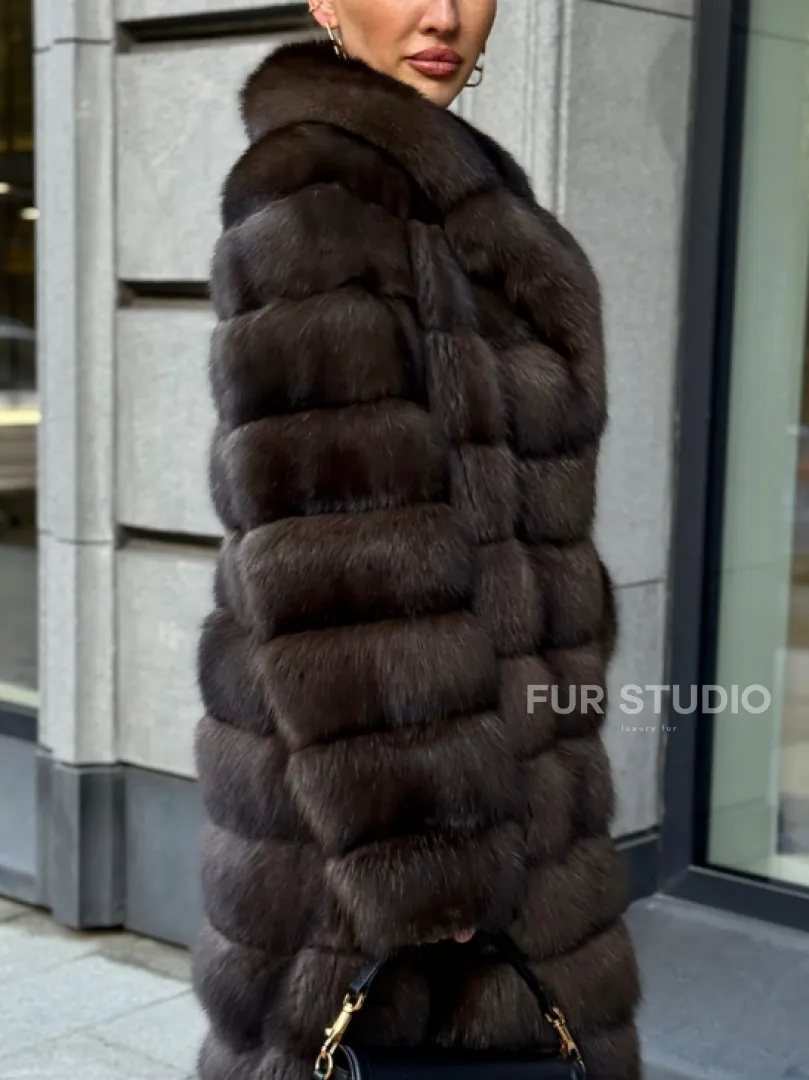 Шуба из соболиного меха - фото 3