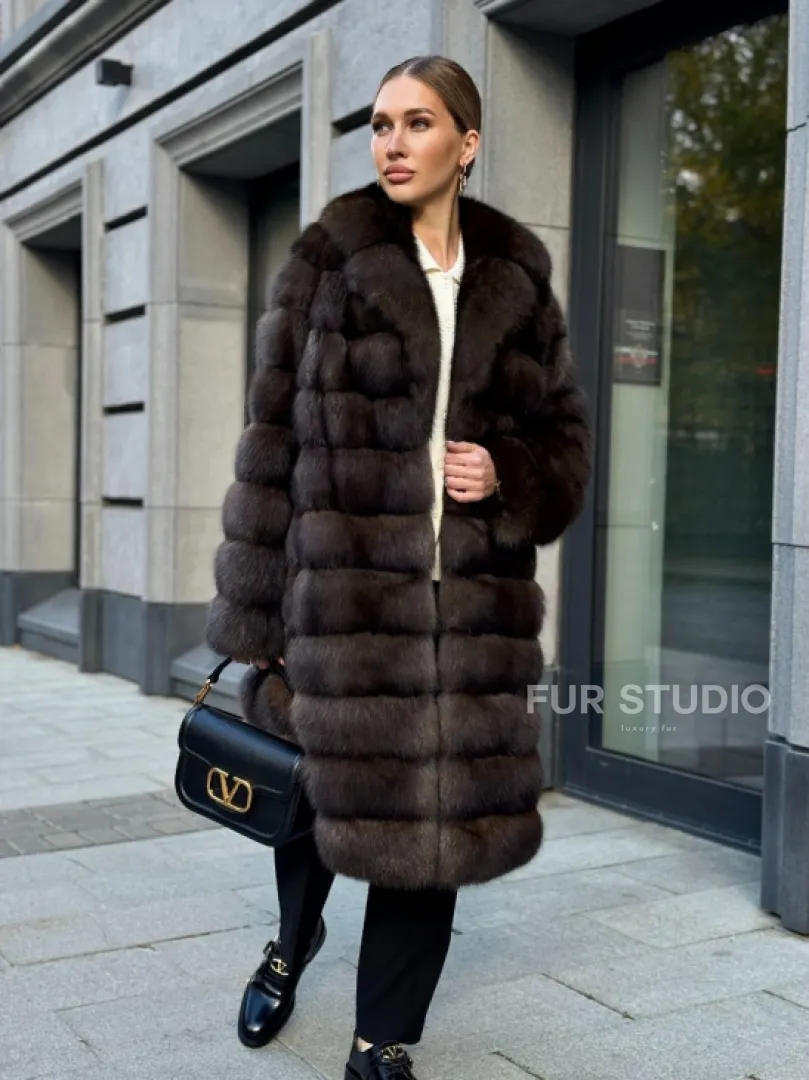 Шуба из соболиного меха - фото 13