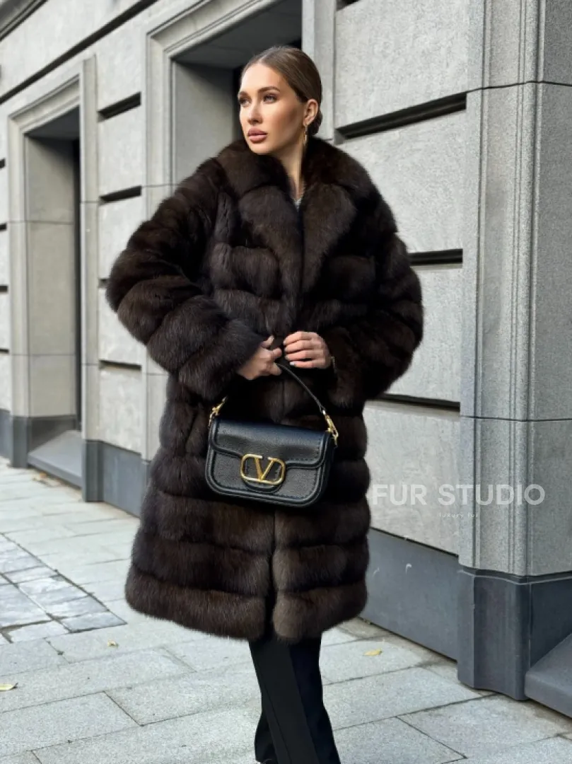 Шуба из соболиного меха