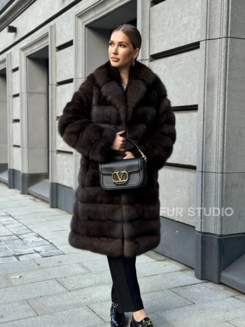 Шуба из соболиного меха - фото 16