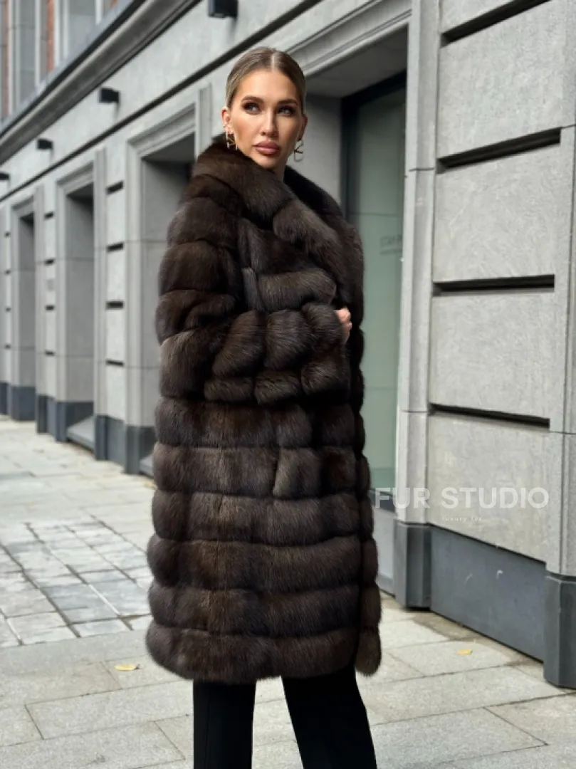 Шуба из соболиного меха