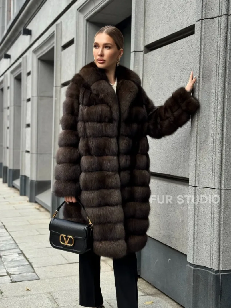 Шуба из соболиного меха