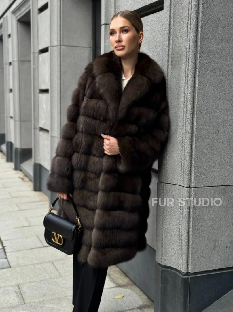 Шуба из соболиного меха