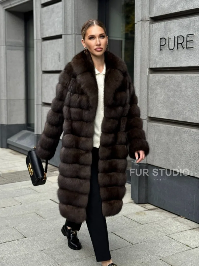 Шуба из соболиного меха - фото 17