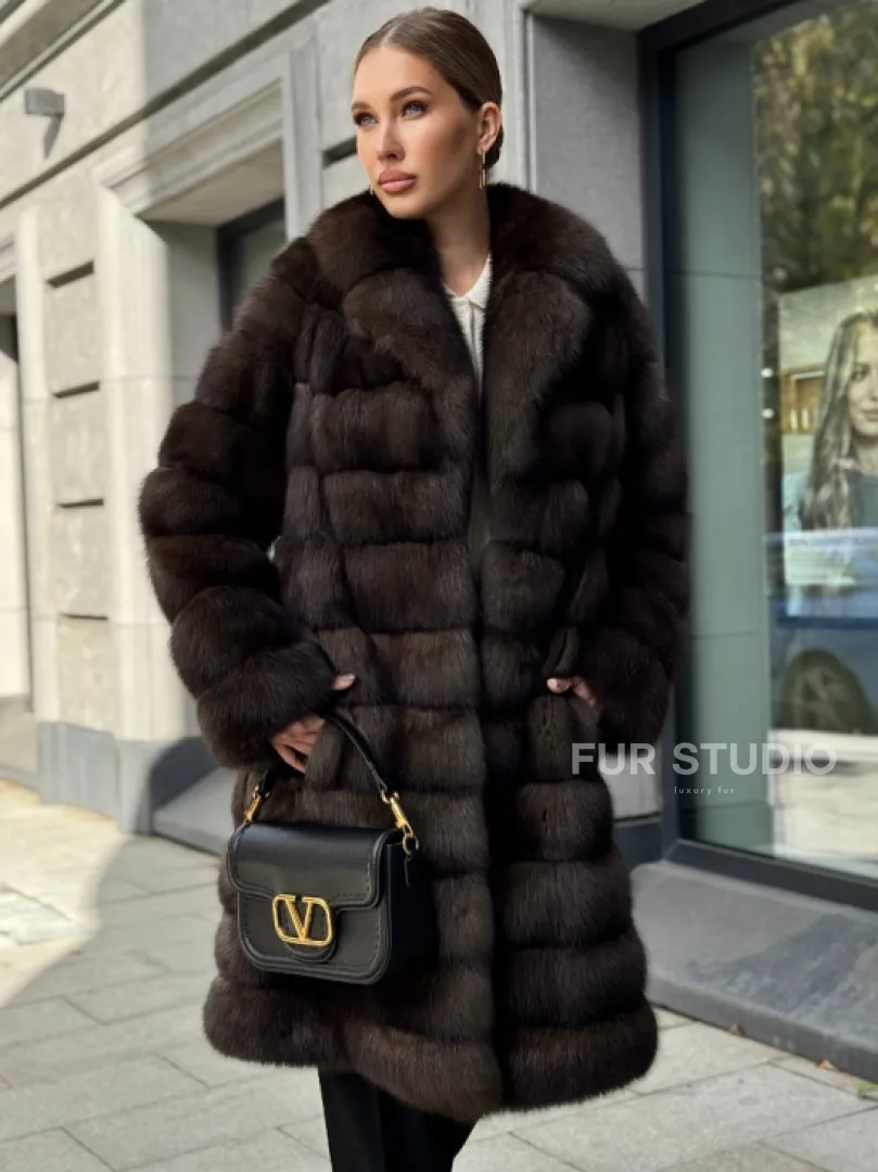 Шуба из соболиного меха - фото 6